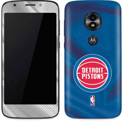 NBA Detroit Pistons Away Jersey Moto E5 Play Skin